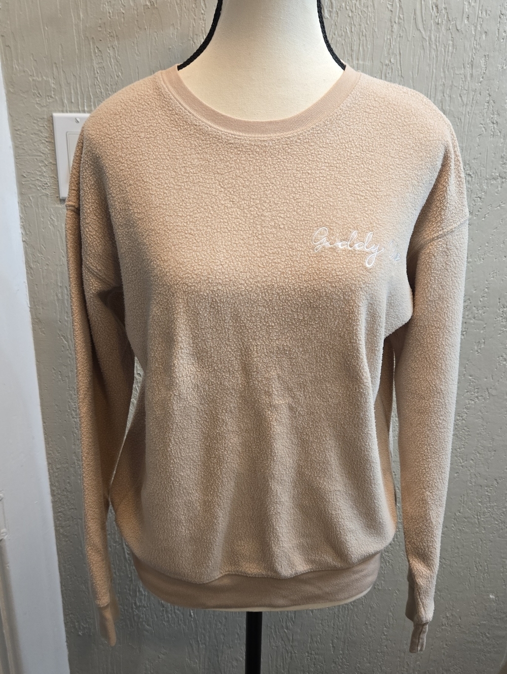 Stylish Equestrian Pale Pink Giddy Up Pullover